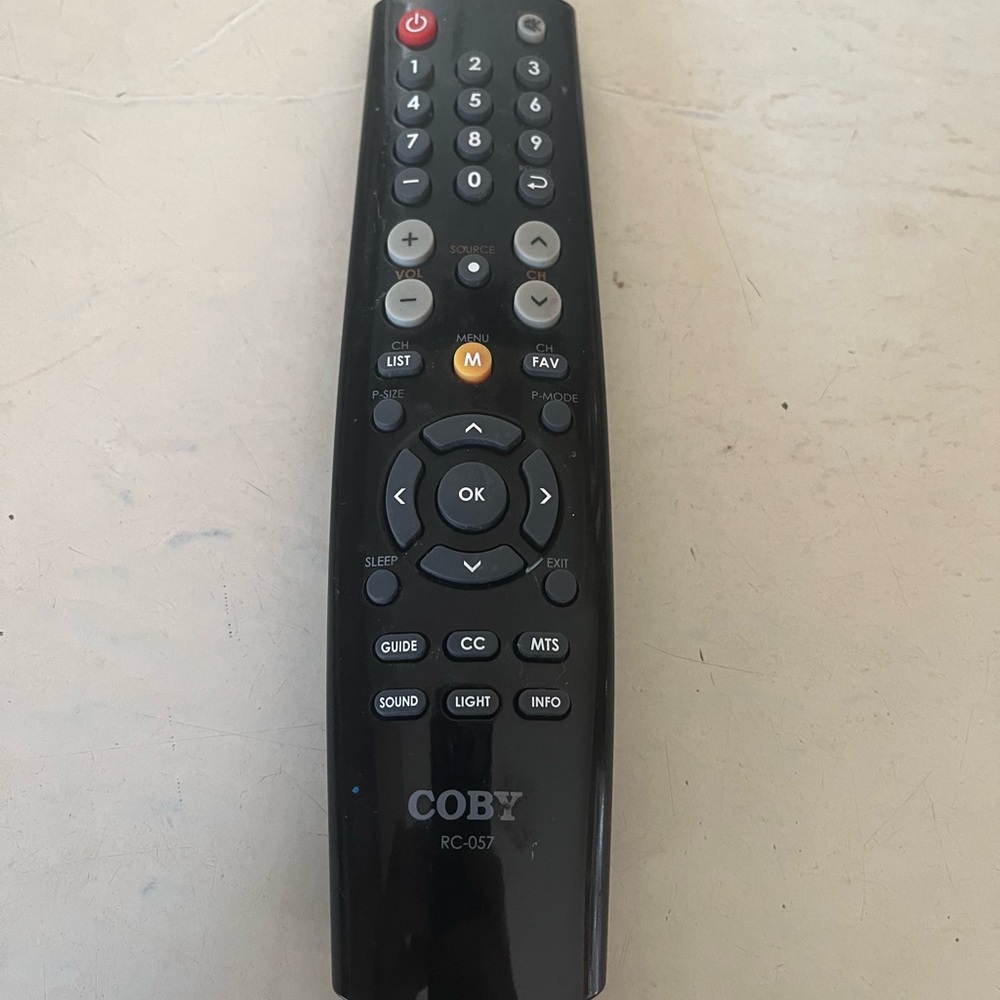 ORIGINAL COBY RC-057 REMOTE tested no battery corrosion